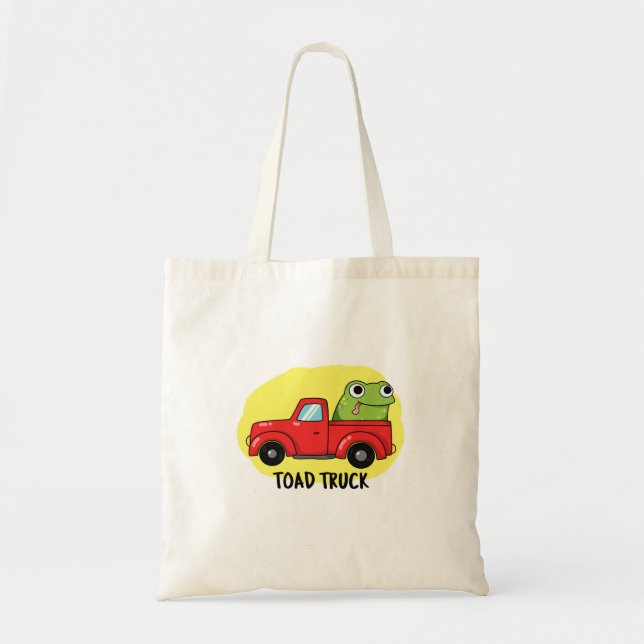 Bolso De Tela Camión de remolque divertido Pun (Frente)