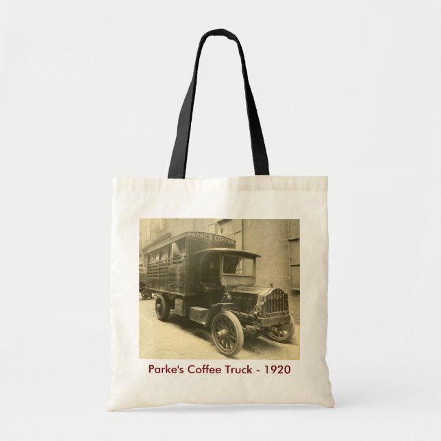 Bolso De Tela Camión del café de Parke - 1920 (Frente)