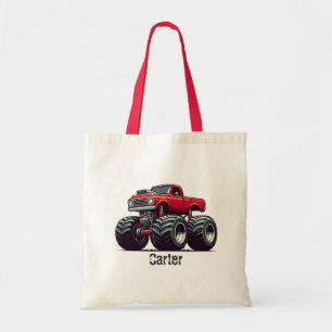 Bolso De Tela Camión monstruo rojo