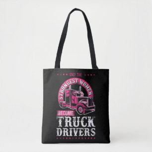 Bolso De Tela Camionera Conducir Solo Las Mujeres Más Fuertes