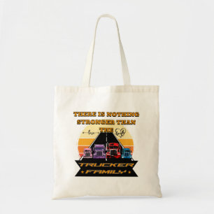 Bolso De Tela Camionero Familia Padres Fuertes Niños Road Bond