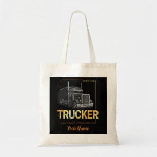 Bolso De Tela Camionero Nacido Para Ser Conductor De Camión Retr