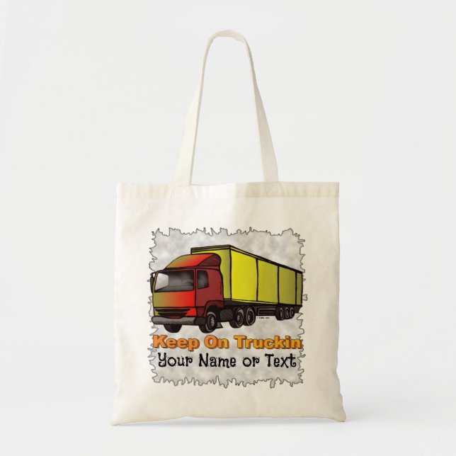 Bolso De Tela Camionero Retro 2 (Frente)
