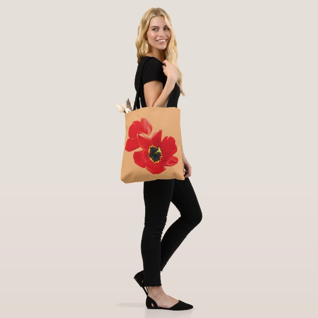 Bolso De Tela Camisas de flores de amapola, camisas de amapola,  (Puesto)