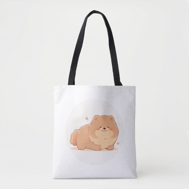 Bolso De Tela Camiseta Adorable Chow Chow Classic (10) (Anverso)
