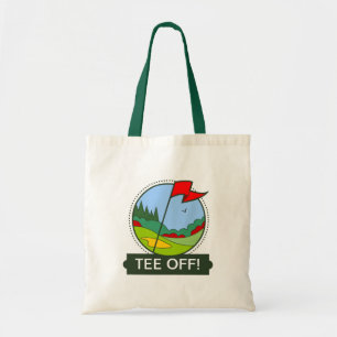 Bolso De Tela ¡Camiseta apagado! Adorno Golfing
