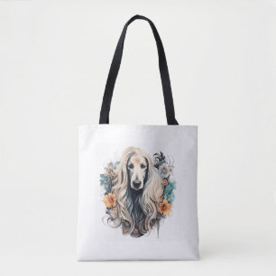 Bolso De Tela Camiseta clásica de Hound Afgano