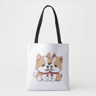 Bolso De Tela camiseta clásica de shiba inu
