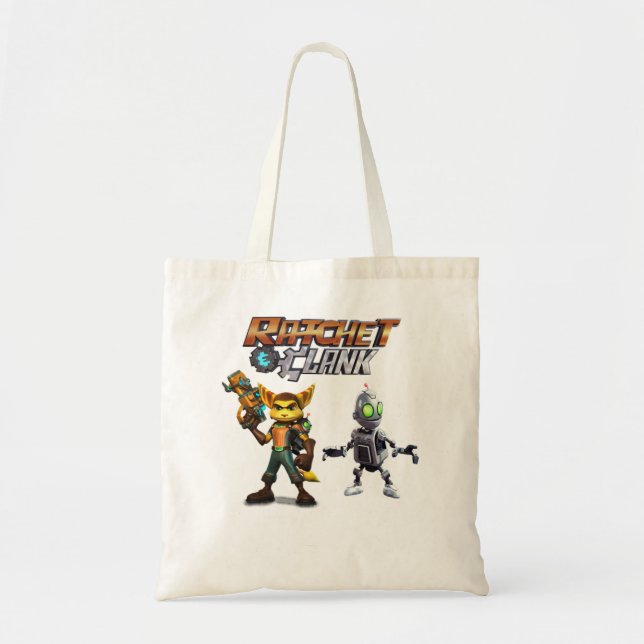 Bolso De Tela Camiseta clásica Ratchet y Clank (Frente)