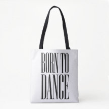 Camiseta de cita de baile minimalista 'Nacido para