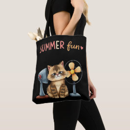 Bolso De Tela Camiseta de gato divertida de verano Tabby sarcást