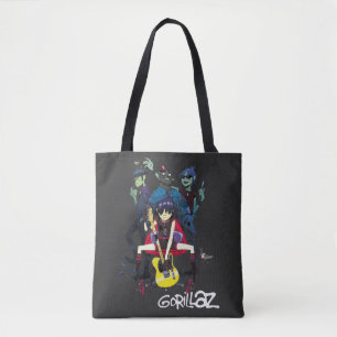 Bolso De Tela Camiseta de Gorillaz
