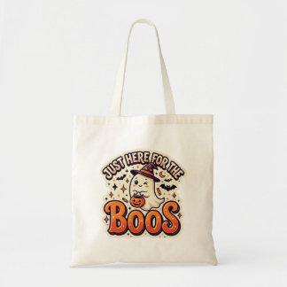 Bolso De Tela Camiseta de Halloween de Fantasma Lindo Solo Estoy
