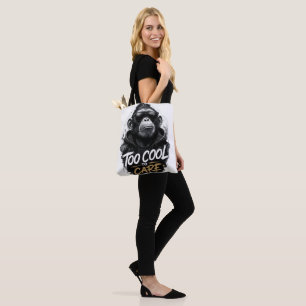 Bolso De Tela Camiseta de mono genial con gafas de sol   Demasia