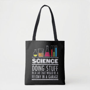 Bolso De Tela Camiseta de química científica divertida para nerv