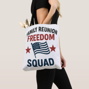 Bolso De Tela Camiseta de Reunión Familiar Freedom Squad – Patri