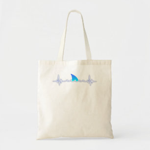 Bolso De Tela Camiseta de tiburón, camiseta de tiburón, regalo d