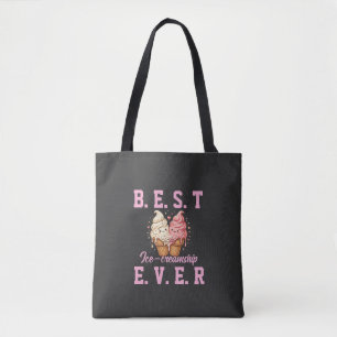 Bolso De Tela Camiseta del Día del Mejor Amigo: Mejor Amiga Hela