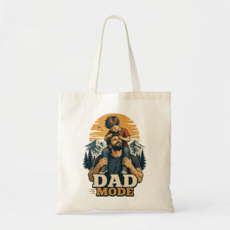 Bolso De Tela Camiseta del Día del Padre en Modo Papá
