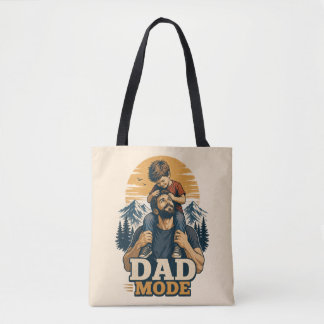 Bolso De Tela Camiseta del Día del Padre Modo Papá