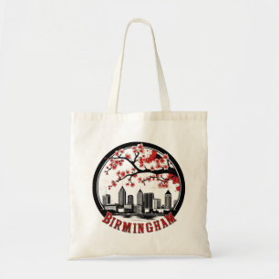 Bolso De Tela Camiseta del horizonte de Birmingham City Alabama