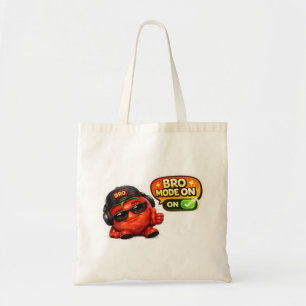 Bolso De Tela Camiseta Divertida con Modo Hermano Activado Per