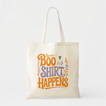 Camiseta Divertida de Halloween Boo Shirt Happens