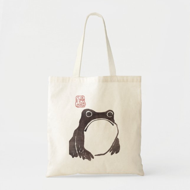Bolso De Tela Camiseta Esencial Matsumoto Hoji De Rana Grumpy (Frente)
