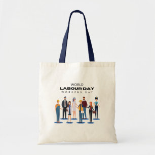 Bolso De Tela Camiseta FELIZ DEL DÍA DEL TRABAJO