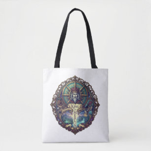 Bolso De Tela Camiseta gráfica de marco celestial místico