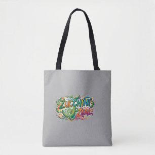 Bolso De Tela Camiseta Gráfica Divertida de Verduras - Entusiasm