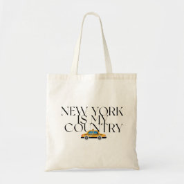 Bolso De Tela Camiseta Gráfica New York Es Mi País