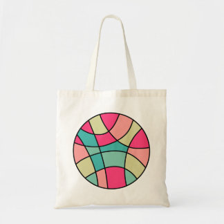 Bolso De Tela Camiseta Redonda Color Abstracto 160422(06)
