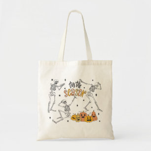 Bolso De Tela Camiseta retro de Halloween, divertido cráneo de H