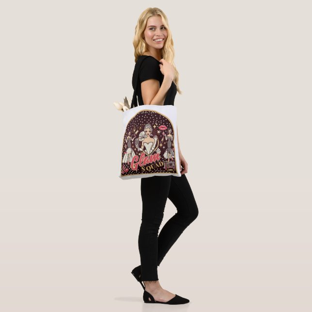 Bolso De Tela Camiseta Retro Glam Squad (Puesto)
