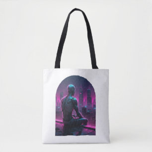 Bolso De Tela Camiseta Rooftop Android City Gaze