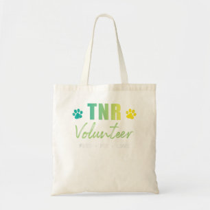 Bolso De Tela Camiseta TNR, voluntaria de TNR, amor por la soluc