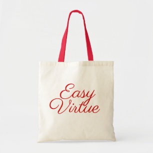 Bolso De Tela Camiseta Virtud Fácil