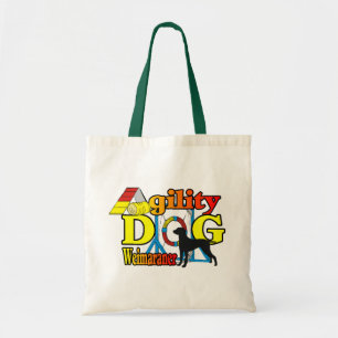 Bolso De Tela Camisetas de Agility de Weimaraner