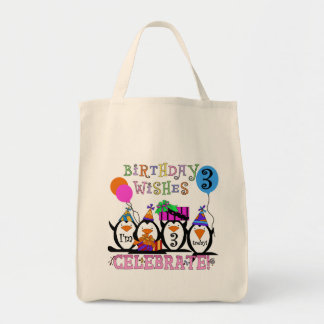 Bolso De Tela Camisetas de cumpleaños y regalos de los Pingüinos
