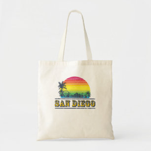 Bolso De Tela Camisetas de la ciudad del verano de San Diego