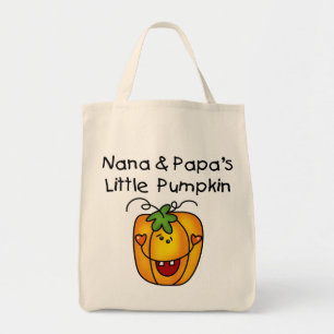 Bolso De Tela Camisetas de Nana y Papa's Little Pumpkin
