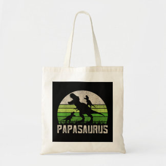 Bolso De Tela Camisetas del abuelo divertidos, Dinosaurio Papasa