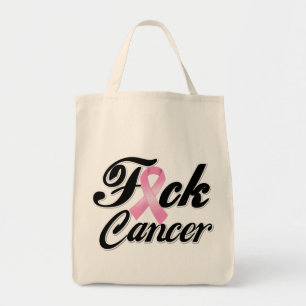 Bolso De Tela Camisetas del cáncer de pecho de F*CK