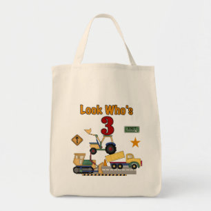 Bolso De Tela Camisetas del cumpleaños de los vehículos de la