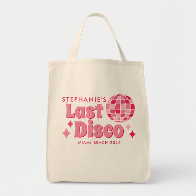Bolso De Tela Camisetas personalizables con tema de Disco para d (Frente)