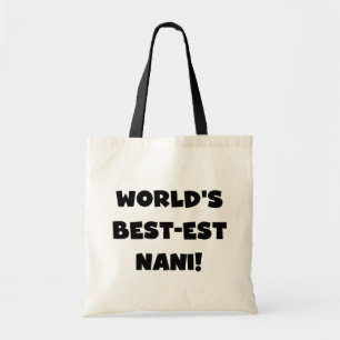 Bolso De Tela Camisetas y regalo de Black Text World para los Na