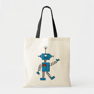 Bolso De Tela Camisetas y regalos azules del robot