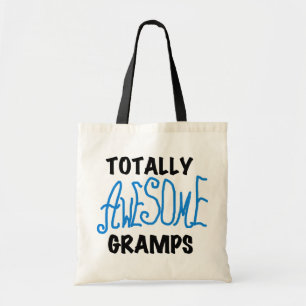 Bolso De Tela Camisetas y regalos Blue Totalmente Awesome Gramps