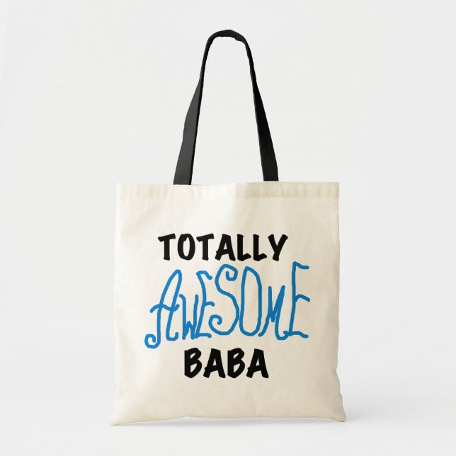 Bolso De Tela Camisetas y regalos de Baba totalmente asombrosos (Frente)